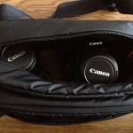 EOSKissX5のカメラバッグはユニクロショルダーバッグがピッタリの巻
