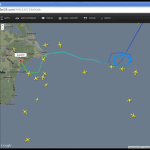 成田空港・銚子沖での旋回　その１